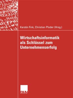 cover image of Wirtschaftsinformatik als Schlüssel zum Unternehmenserfolg